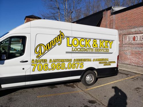 Image of Danny's new locksmith van