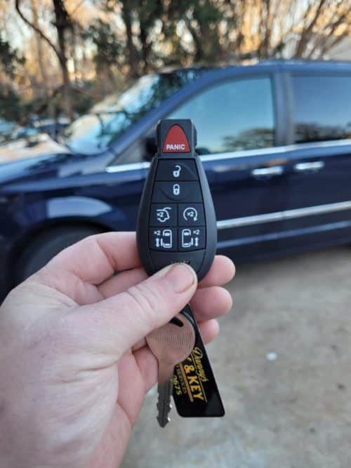 car key fob made by Dannys Lock and Key
